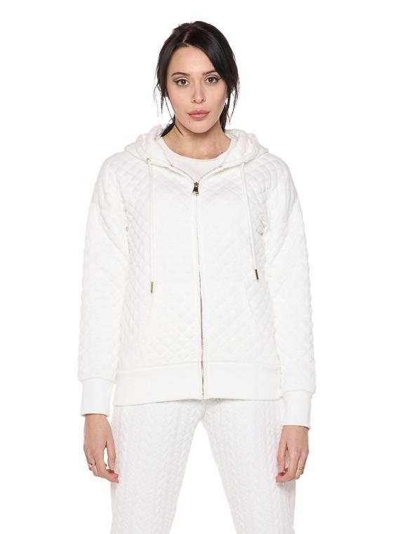 Woman quilted hoody Relaxed