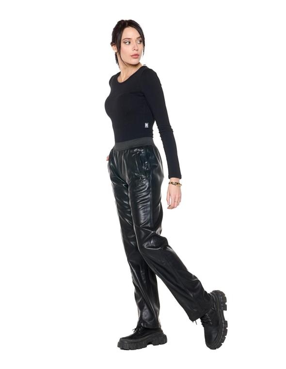 Pantalone ampio in simil... 2