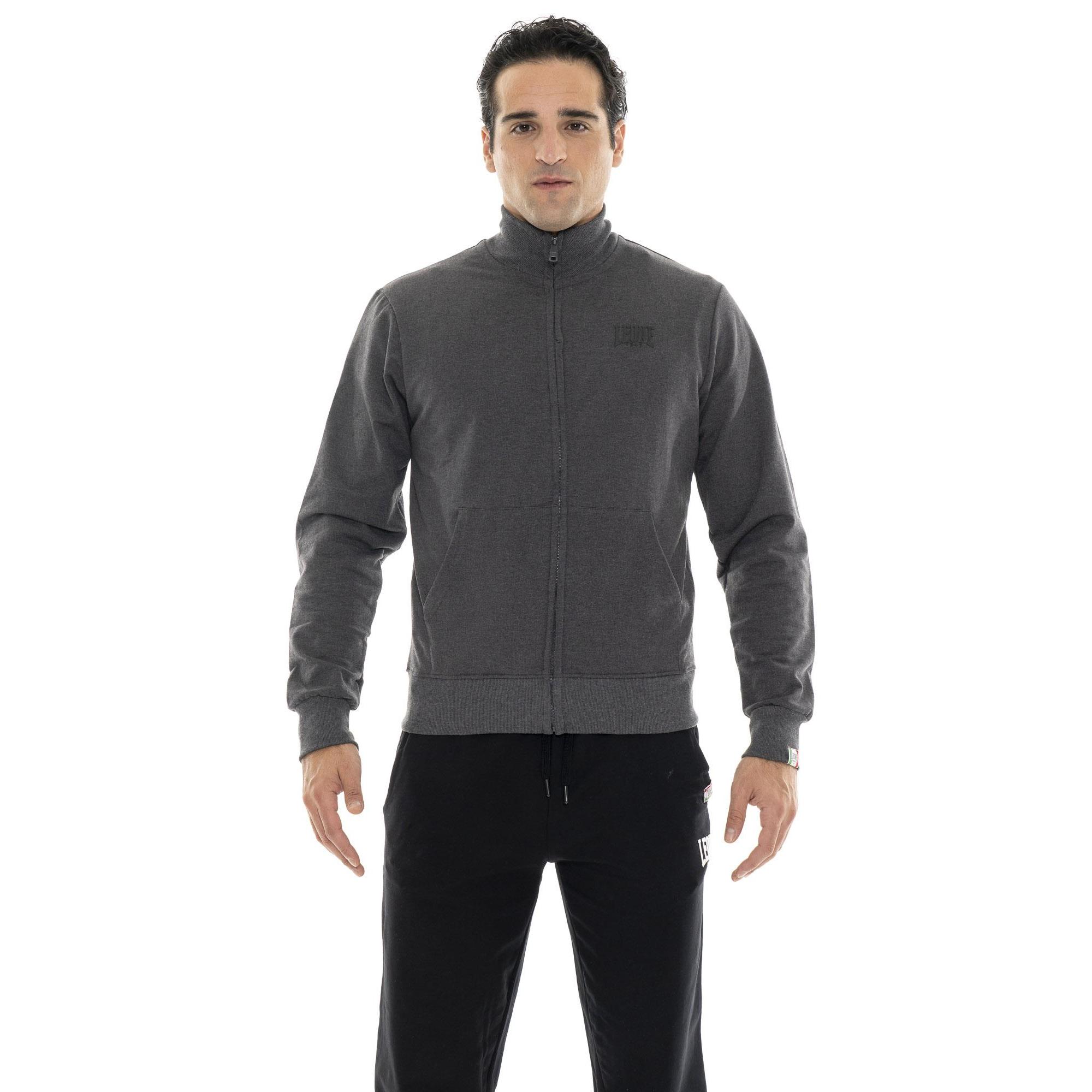Felpa zip collo alto sale