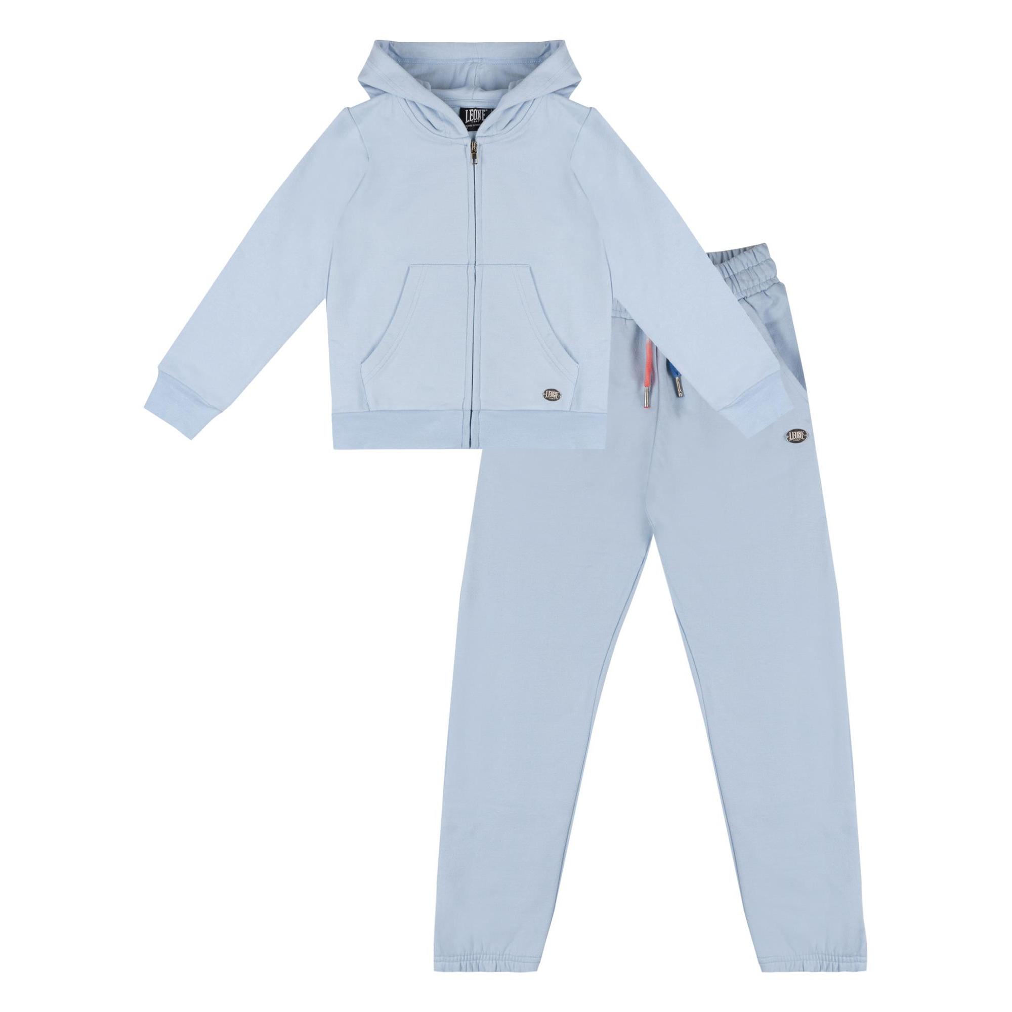 Tuta invernale da bambina con cappuccio e zip 