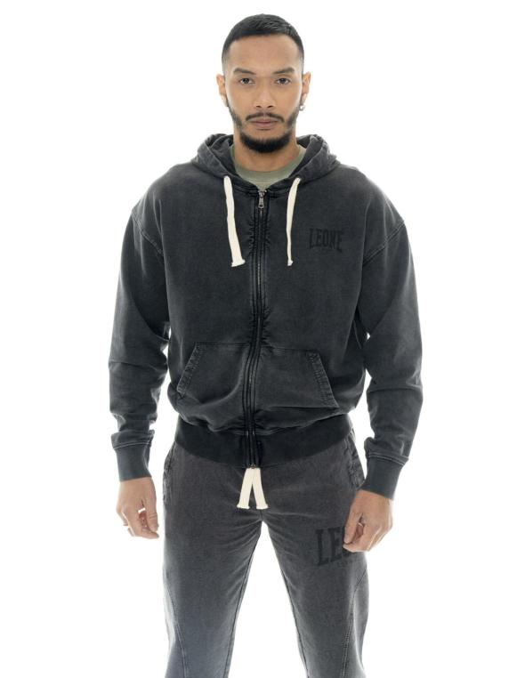 Man hoody full zip Old Wash 2