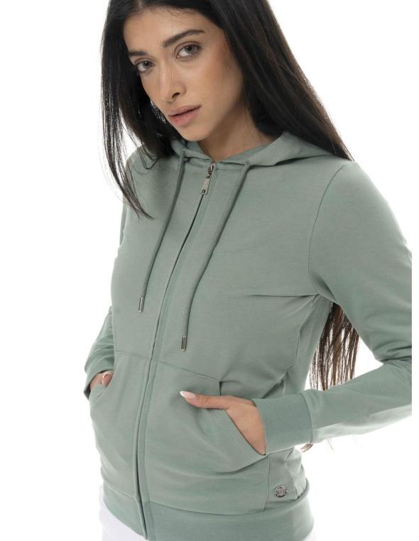 Woman hoody full zip New Basic