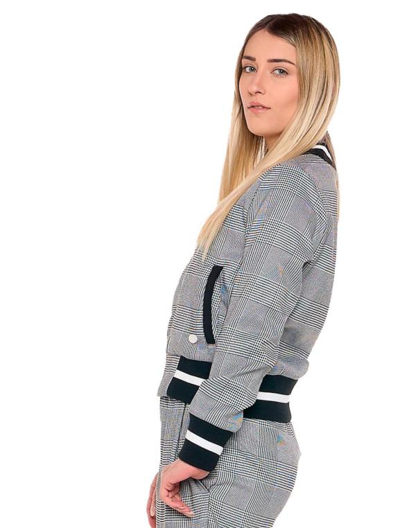 Woman jackets check Pearl