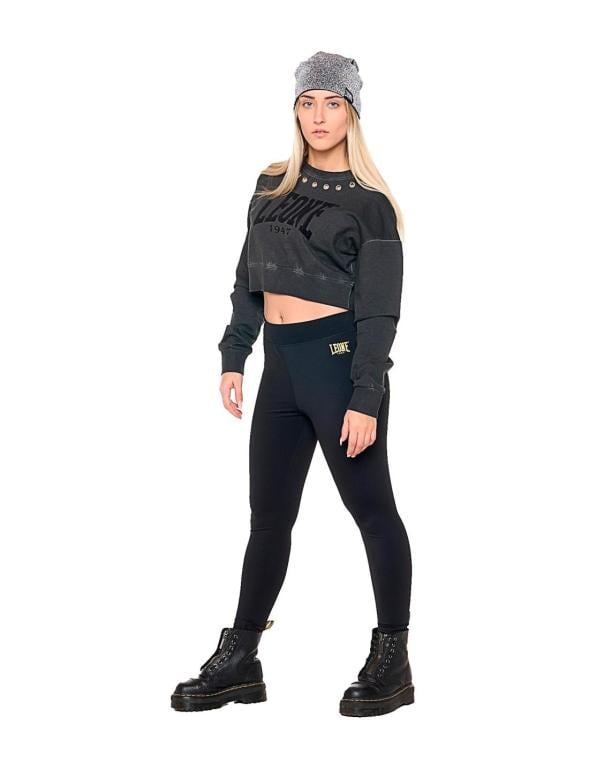 Felpa crop da donna a... 2
