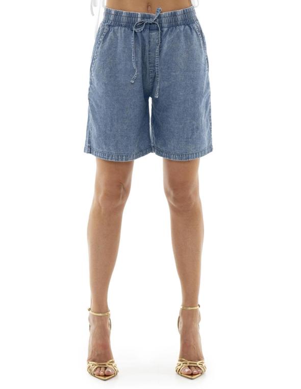 Woman bermuda chambray... 2