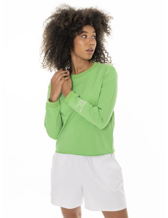 Woman crewneck Silence Work