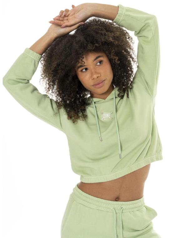 Felpa da donna cropped pull...