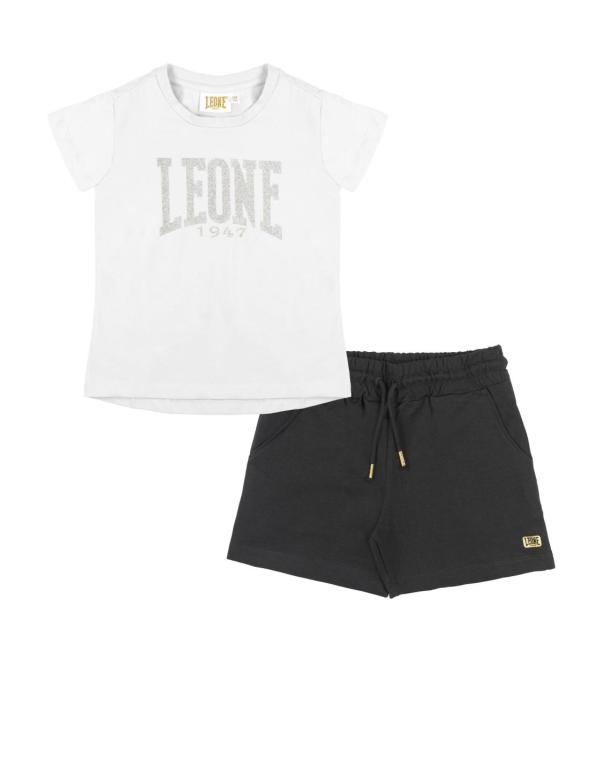 Girl t-shirt + shorts Shiny