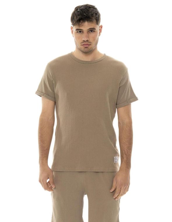 T-shirt da uomo in costina...