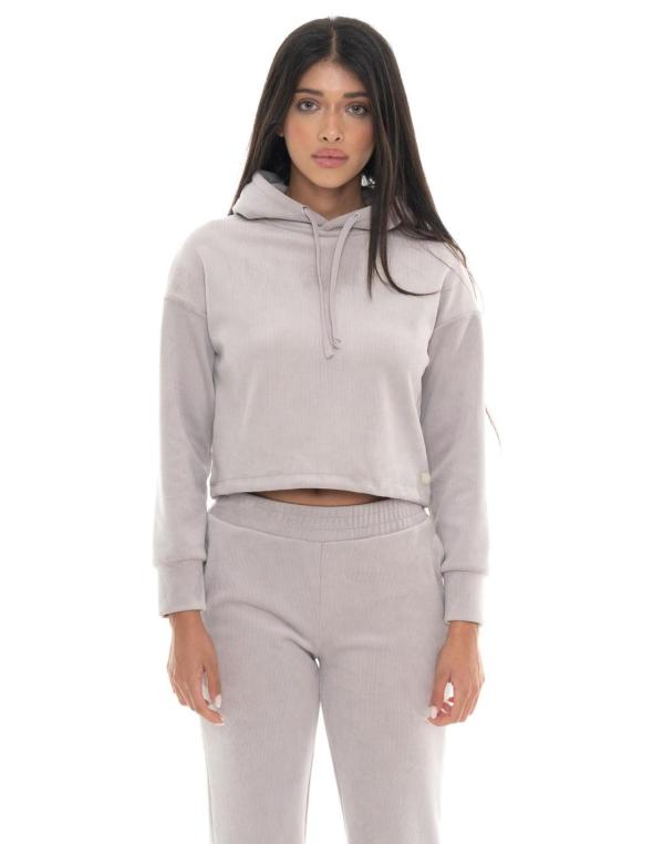 Woman hoody velvet Glam Winter