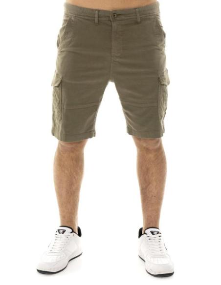【U LAN】Off military cargo bermuda pants U LAN】Off military cargo bermuda pants Bermuda - Trousers