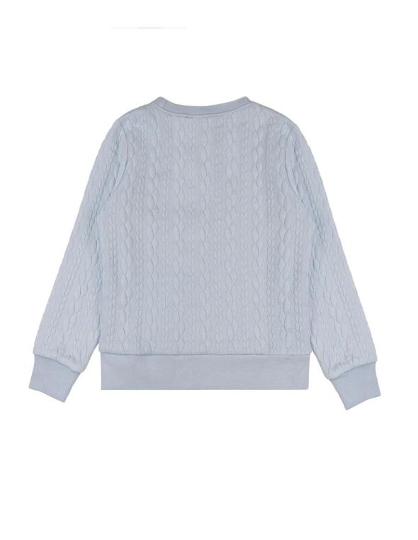 Girl bonded crewneck Lace 2