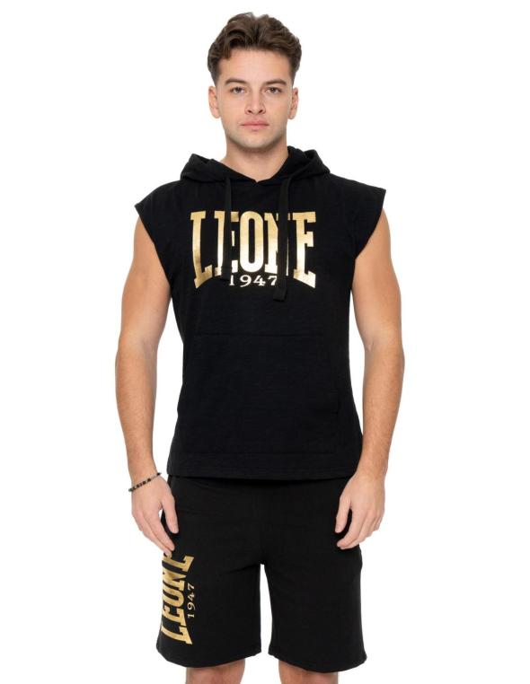 Man hoody sleeveless Gold