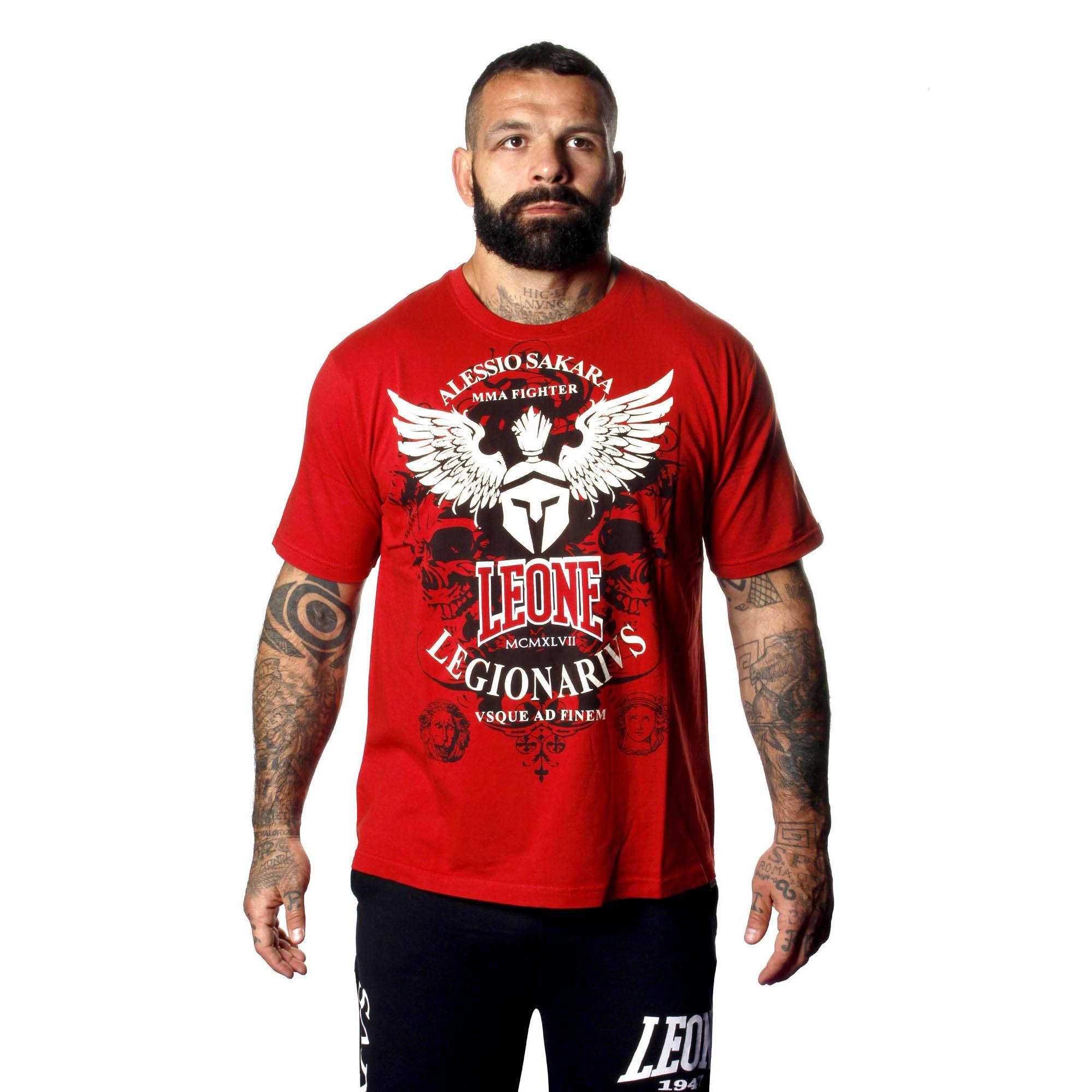 LEONE Rashguard Manica Corta Alessio Sakara | AB925 | Per MMA, Crossfit, Grappling - Foto 4