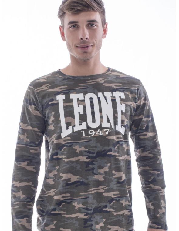 Man T-shirt long sleeves Camou