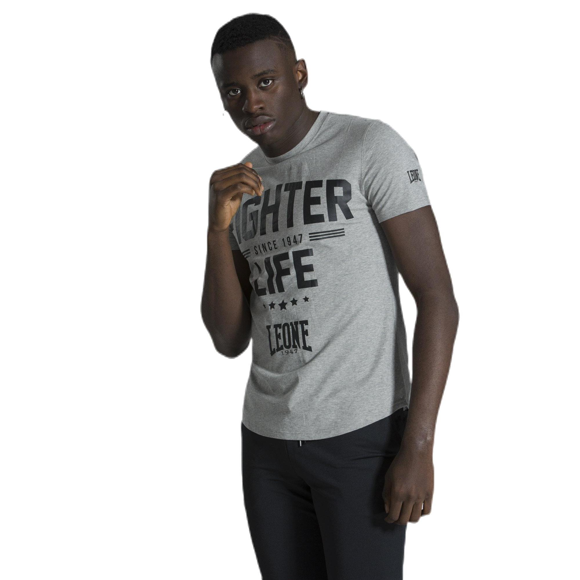 T-shirt da uomo Leone 1947 Apparel Fighter Life