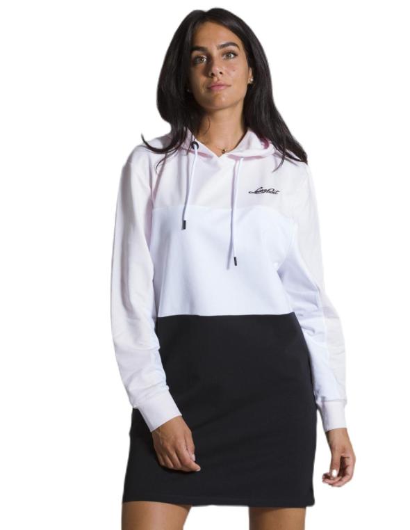 Woman hoody dress fleece...