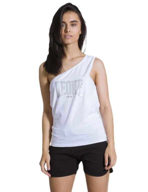 Woman tank single-shoulder...