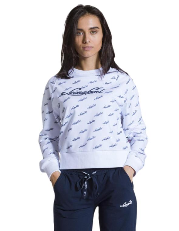 Woman crewneck raglan...