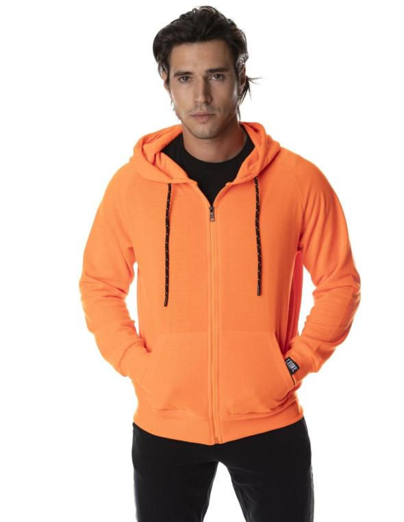 Man hoody full zip Reflective
