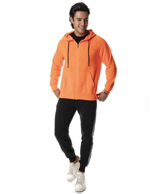 Man hoody full zip Reflective 2